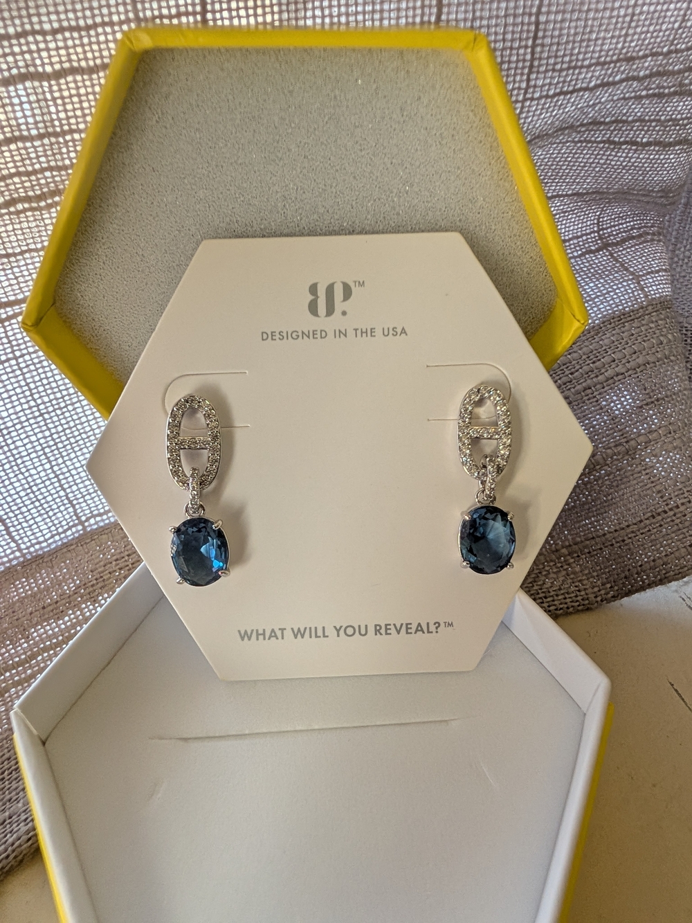 Bomb Party Blue Zircon Spinel Dangle Earrings